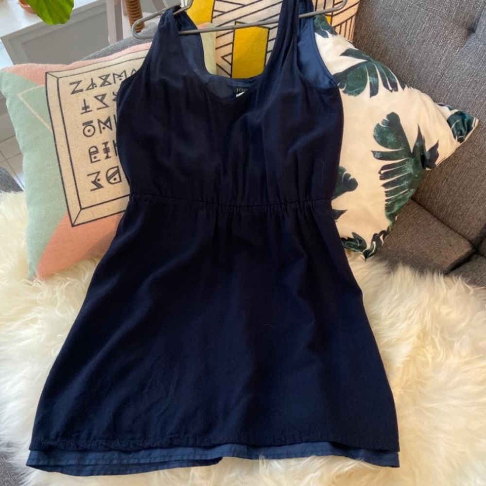 Jcrew navy dress size 6